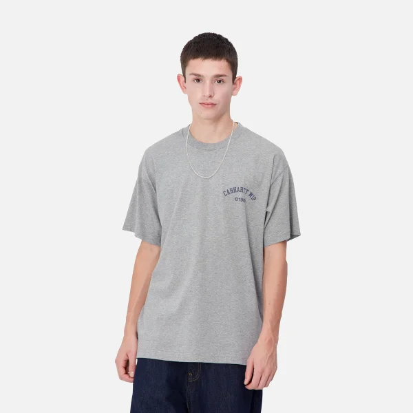 Shop Carhartt WIP S/S Archivo T-Shirt Grey Heather