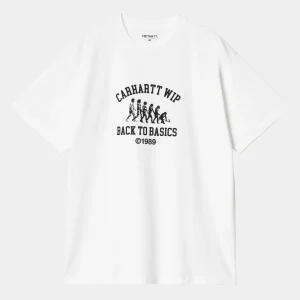 Hot Carhartt WIP S/S Basics T-Shirt White / Black