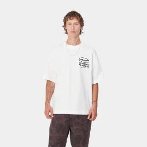 Fashion Carhartt WIP S/S Body Of Work T-Shirt White / Black