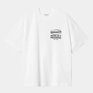 Fashion Carhartt WIP S/S Body Of Work T-Shirt White / Black