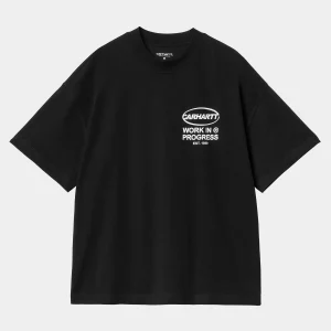 Hot Carhartt WIP S/S Body Of Work T-Shirt Black / White