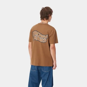 Sale Carhartt WIP S/S Brown Ducks T-Shirt Hamilton Brown