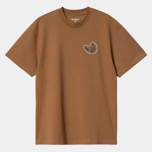 Sale Carhartt WIP S/S Brown Ducks T-Shirt Hamilton Brown