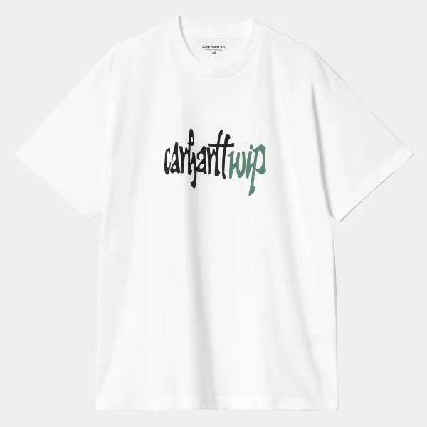 New Carhartt WIP S/S Brush WIP T-Shirt White