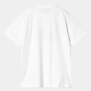 New Carhartt WIP S/S Brush WIP T-Shirt White