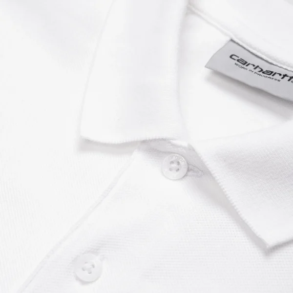 Store Carhartt WIP S/S Chase Pique Polo White / Gold