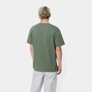 Cheap Carhartt WIP S/S Chase T-Shirt Duck Green / Gold