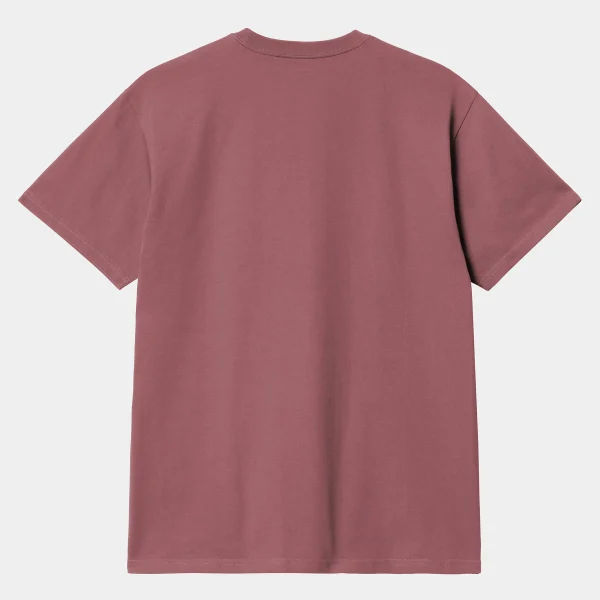 Online Carhartt WIP S/S Chase T-Shirt Dusty Fuchsia / Gold