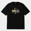 New Carhartt WIP S/S Coffee T-Shirt F24 Black