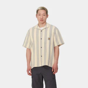 Best Carhartt WIP S/S Dodson Shirt Dodson Stripe, Natural