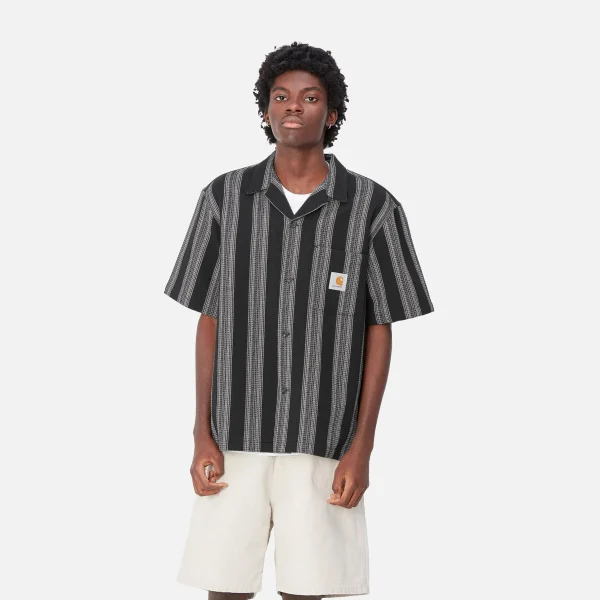 Flash Sale Carhartt WIP S/S Dodson Shirt Dodson Stripe, Black