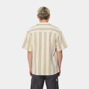 Best Carhartt WIP S/S Dodson Shirt Dodson Stripe, Natural