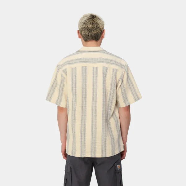 Best Carhartt WIP S/S Dodson Shirt Dodson Stripe, Natural