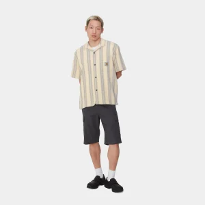 Best Carhartt WIP S/S Dodson Shirt Dodson Stripe, Natural