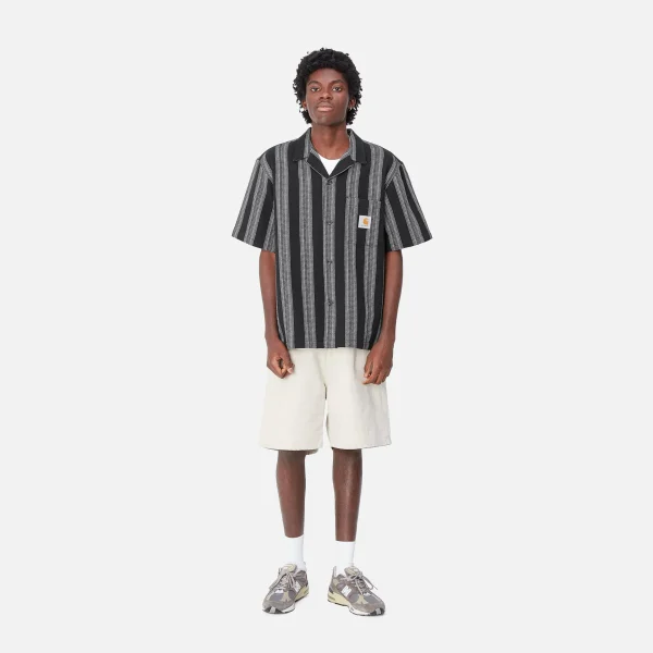 Flash Sale Carhartt WIP S/S Dodson Shirt Dodson Stripe, Black