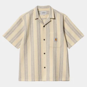 Best Carhartt WIP S/S Dodson Shirt Dodson Stripe, Natural