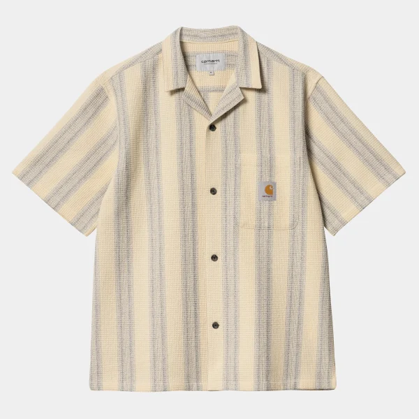 Best Carhartt WIP S/S Dodson Shirt Dodson Stripe, Natural