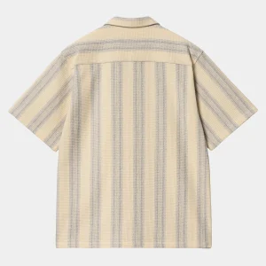 Best Carhartt WIP S/S Dodson Shirt Dodson Stripe, Natural