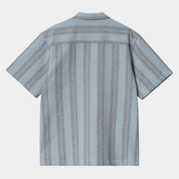 Outlet Carhartt WIP S/S Dodson Shirt Dodson Stripe, Misty Sky