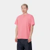 Sale Carhartt WIP S/S Duster Script T-Shirt Charm Pink