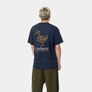 Sale Carhartt WIP S/S Fold Duck T-Shirt Air Force Blue