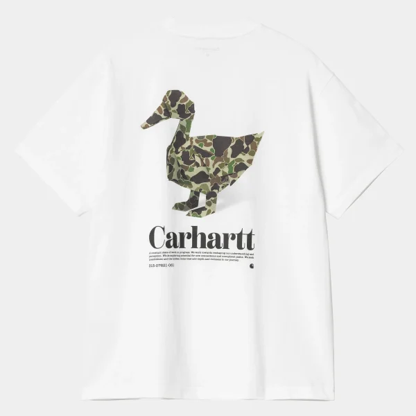 Best Sale Carhartt WIP S/S Fold Duck T-Shirt White