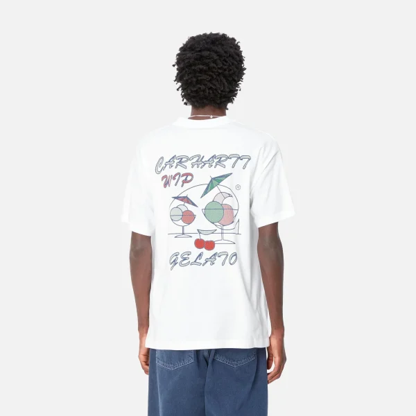 Fashion Carhartt WIP S/S Gelato T-Shirt White