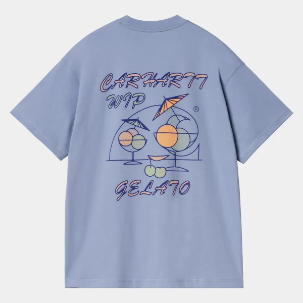 Cheap Carhartt WIP S/S Gelato T-Shirt Charm Blue