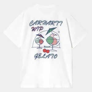 Fashion Carhartt WIP S/S Gelato T-Shirt White