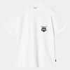 Flash Sale Carhartt WIP S/S Heart Train Pocket T-Shirt White