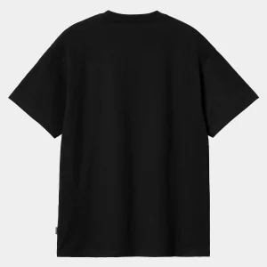 Best Carhartt WIP S/S Heart Train Pocket T-Shirt Black