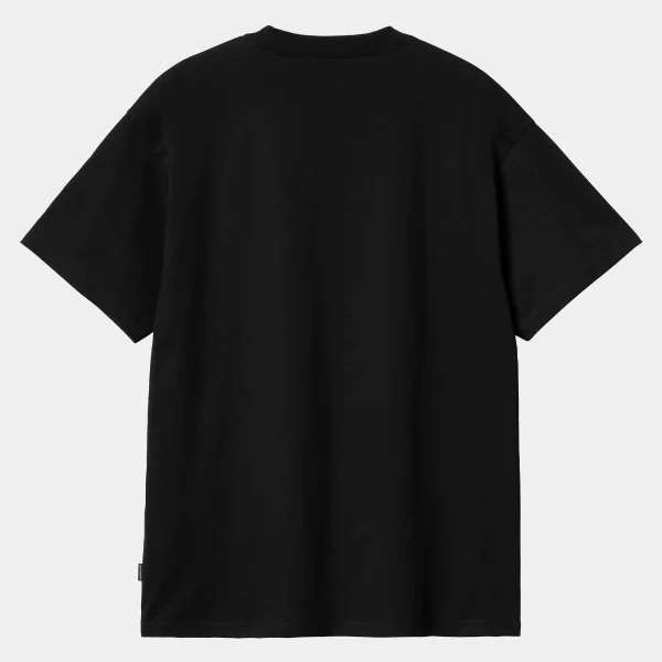 Best Carhartt WIP S/S Heart Train Pocket T-Shirt Black