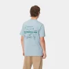 Discount Carhartt WIP S/S Home State T-Shirt Dusty Ice