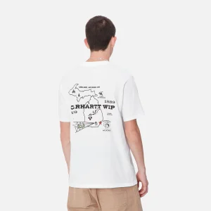 Outlet Carhartt WIP S/S Home State T-Shirt White