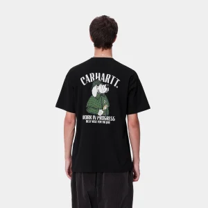 New Carhartt WIP S/S Inspector T-Shirt Black