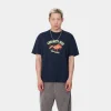 Shop Carhartt WIP S/S Noisy T-Shirt Air Force Blue