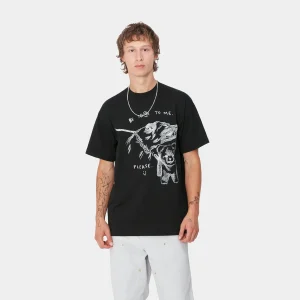 Cheap Carhartt WIP S/S Pepe Be Nice T-Shirt Black / White