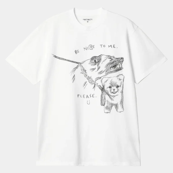 Hot Carhartt WIP S/S Pepe Be Nice T-Shirt White / Black