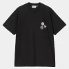 Cheap Carhartt WIP S/S Pins T-Shirt Black / White