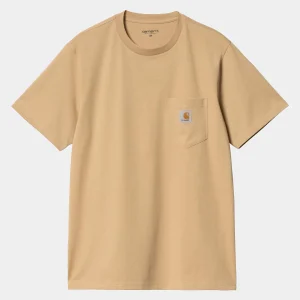 Sale Carhartt WIP S/S Pocket T-Shirt Dusty H Brown