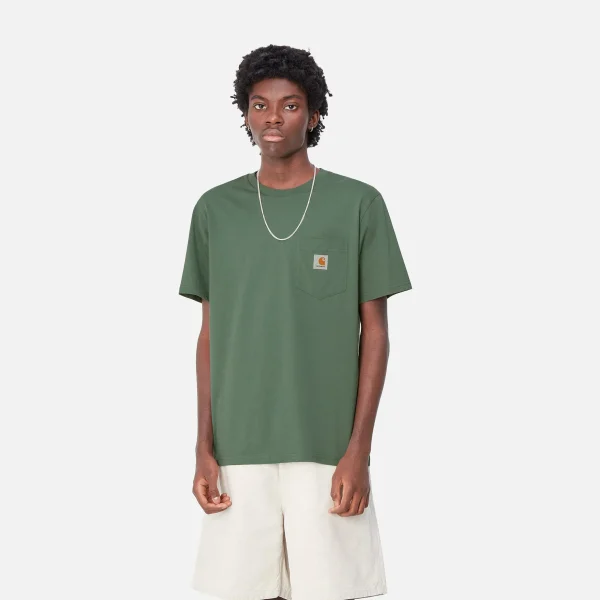 Discount Carhartt WIP S/S Pocket T-Shirt Duck Green