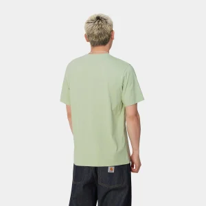 Fashion Carhartt WIP S/S Pocket T-Shirt Charm Green