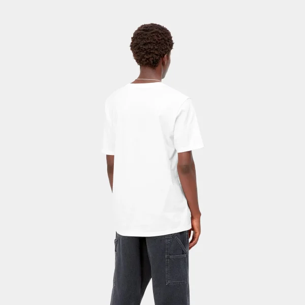 Shop Carhartt WIP S/S Pocket T-Shirt White