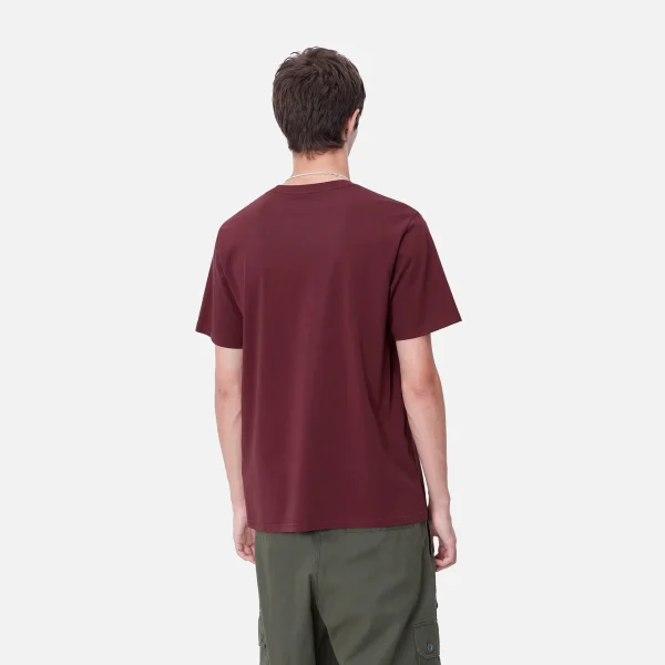 Online Carhartt WIP S/S Pocket T-Shirt Malbec