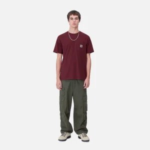 Online Carhartt WIP S/S Pocket T-Shirt Malbec