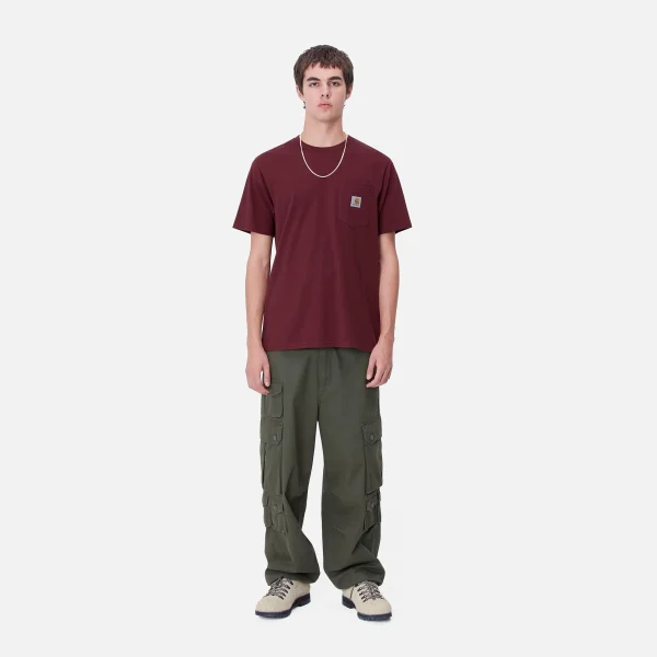 Online Carhartt WIP S/S Pocket T-Shirt Malbec