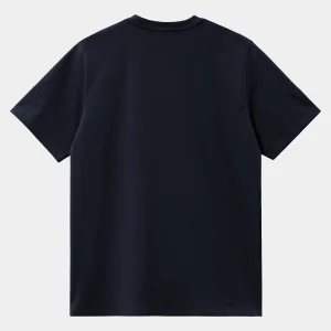 Discount Carhartt WIP S/S Pocket T-Shirt Dark Navy