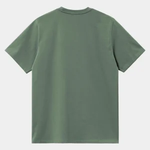 Discount Carhartt WIP S/S Pocket T-Shirt Duck Green