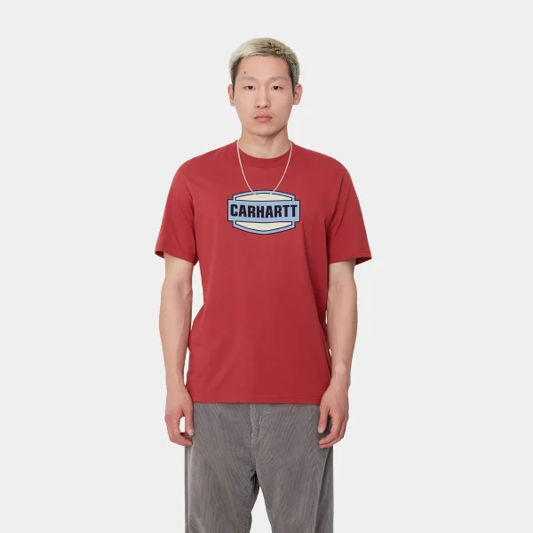 Cheap Carhartt WIP S/S Press Script T-Shirt Tuscany