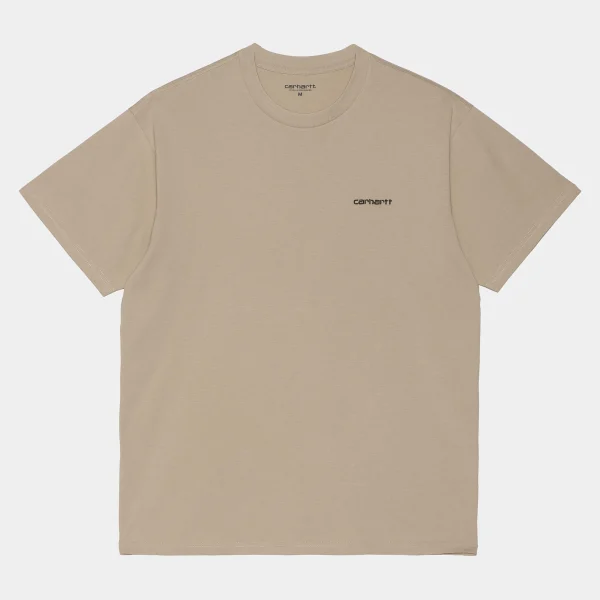 Cheap Carhartt WIP S/S Script Embroidery T-Shirt Wall / Black